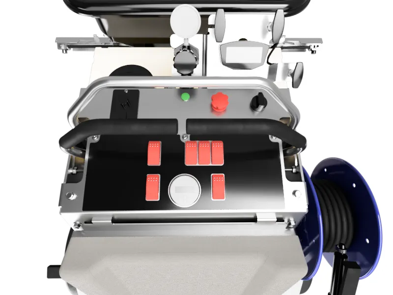Both throttle bars at neutral position