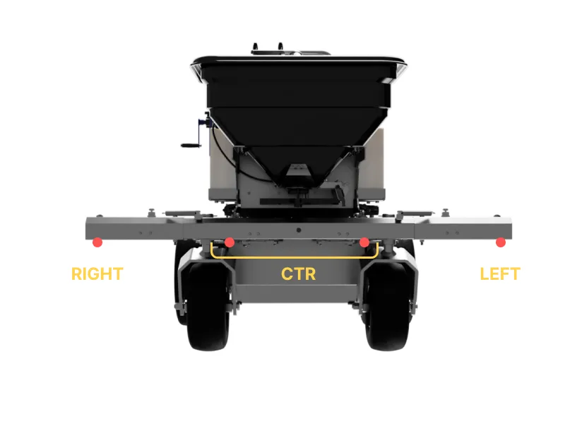 Image showing which nozzle tips corresponds to which switch