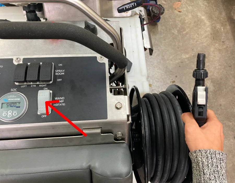 Handheld Sprayer and Wand Pump switch